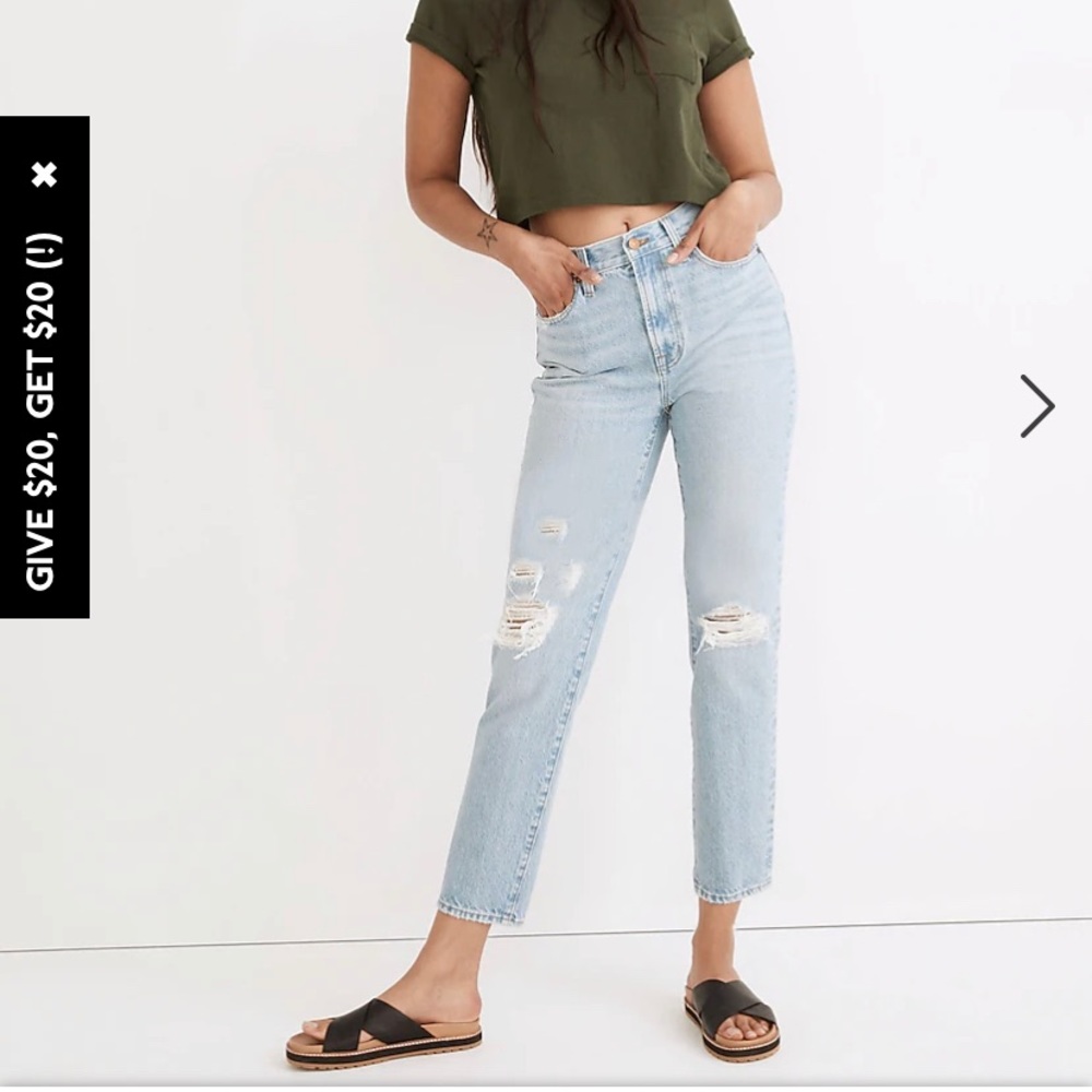The Perfect Vintage Jean in Grandbay Wash: Ripped Edition